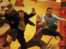 Al igual que Jack Black, Omar Chaparro presta su voz para el protagonista de Kung Fu Panda 2. EL UNIVERSAL  /