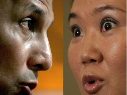 Ollanta Humala y Keiko Fujimori: candidatos peruanos a la presidencia. EFE  /