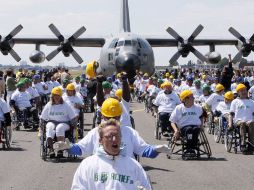 El hito fue logrado en el aeropuerto militar de Melsbroek. REUTERS  /