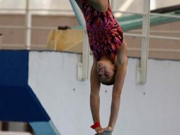 La tapatía Alejandra Orozco, selectivo de clavados celebrado en el CNAR de la ciudad de México. MEXSPORT  /