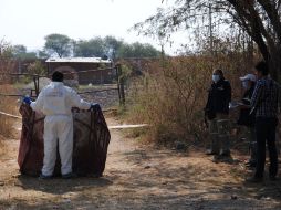 La víctima fue encontrada a la entrada de un predio cuando llegaron sus propietarios. O. RUVALCABA  /