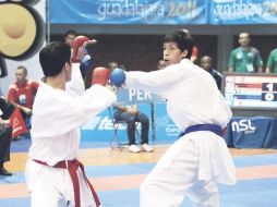 Antonio Gutiérrez (der.), formó parte del equipo de la categoría Abierta. MEXSPORT  /