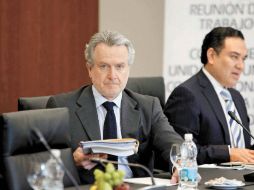 El precandidato presidencial presume tener ventaja de dos a uno sobre su más cercano contendiente en el PAN. EL UNIVERSAL  /