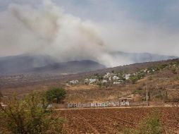 El siniestro en Cerro Viejo comenzó la noche del lunes pasado. ARCHIVO  /