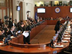 Correa dijo que su gobierno no apoyará el retorno de Honduras a la OEA mientras no se sancione a los golpistas. ARCHIVO  /