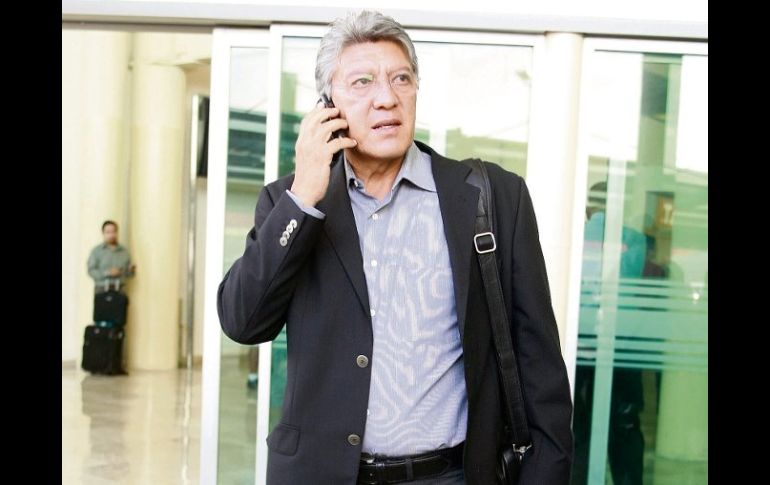 Jesús Ramírez a su llegada a Guadalajara ayer. EL INFORMADOR  /