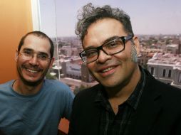 En la imagen Álvaro Abitia y Joselo Rangel, miembros del consejo del Feria Internacional de la Música (FIM). M. FREYRÍA  /
