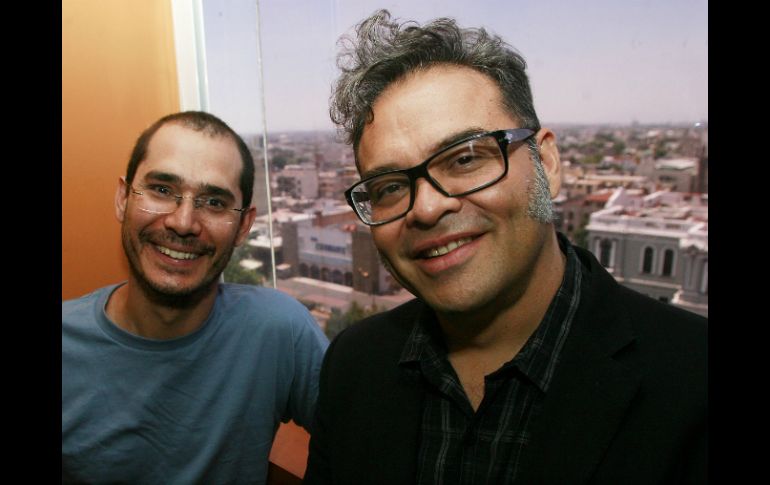 En la imagen Álvaro Abitia y Joselo Rangel, miembros del consejo del Feria Internacional de la Música (FIM). M. FREYRÍA  /