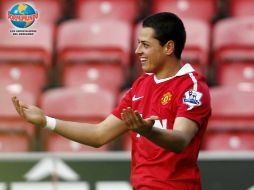 Javier Hernández tuvo una mágnifica temporada con el Manchester United. MEXSPORT  /
