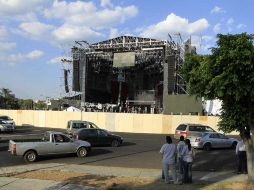La Setujal espera superar la asistencia de 150 mil visitantes al concierto Jalisco en Vivo. E. PACHECO  /