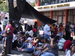 Los profesores mantuvieron un plantón por 11 días. ARCHIVO  /