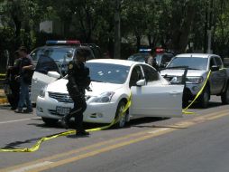 En la escena del ataque quedaron 30 casquillos del calibre .9 milímetros, que fueron asegurados. M. PATIÑO  /