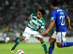 El mediocampista Fernando Arce, en un partido de la Liga Campeones Concacaf. MEXSPORT  /