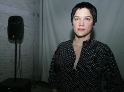 Luz María Sánchez, la noche del viernes, en el Laboratorio sensorial.M.FREYRÍA  /