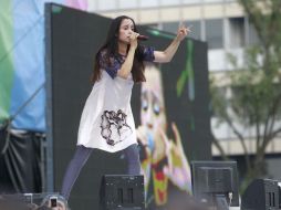 Julieta Venegas recibió piropos por parte del público. S. NÚÑEZ  /