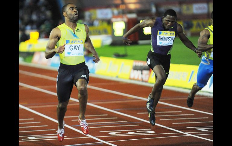 Gay fue el último atleta que derrotó al jamaicano Usain Bolt, el 6 de agosto de 2010. EFE  /