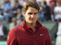 Roger Federer tras perder ante Rafael Nadal en la final del Roland Garros. AP  /