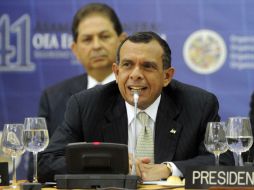 El presidente de Honduras, Porfirio Lobo, agradeció hoy a los delegados que participan en la XLI Asamblea General de la OEA. REUTERS  /