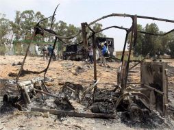 Gadafistas recrudecieron sus ataques sobre Misrata. EFE  /