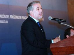 Emilio González develó este jueves las tareas para la restauración de la cuenca de El Ahogado. ESPECIAL  /