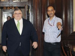 El gobernador del Banxico defiende su candidatura en India. AFP  /