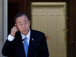 Ban Ki-moon no pudo hablar con el presidente sirio, Bachar al Asad, ya que éste no contestó las llamadas telfónicas. ARCHIVO  /