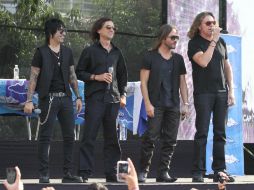 Maná ofreció el día de ayer una convivencia donde firmó autógrafos. ESPECIAL  /