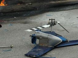 La aeronave, pertenecía a la Dirección Antinarcóticos de la Policía Nacional. ARCHIVO  /