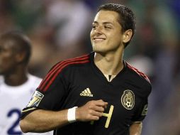 Es aplaudida la actuación de Hernández  en Manchester pero también en la Copa Oro con la Selección mexicana. MEXSPORT  /