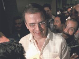 Marcelo Ebrard insiste en la importancia de ir con un solo candidato de izquierda en el 2012. EL UNIVERSAL  /