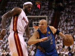 Jason Kidd ayudó a Dallas a cobrar vengaza de la final que perdió en 2006 ante el Heat. AFP  /