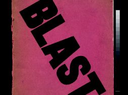 Muestra la portada del primer número de la revista Blast, editada el 20 de junio de 1914 por Wyndham. EFE  /