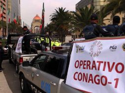 Desde el primer minuto de hoy, se puso en marcha el el primer operativo policial nacional. EL UNIVERSAL  /