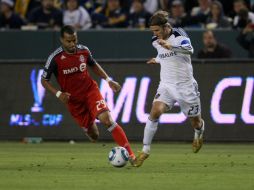 El mediocampista del Galaxi, David Beckham, durante un partido ante Toronto. AFP  /