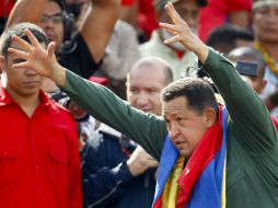 Chávez dijo la noche del domingo que está en plenas condiciones para seguir al frente del poder. ARCHIVO  /