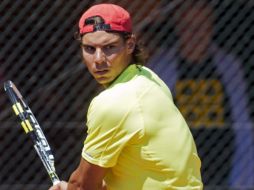Rafael Nadal durante un entrenamiento. EFE  /