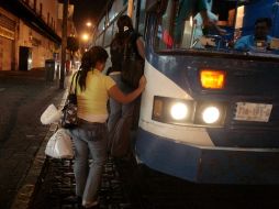 Autoridades viales analizan la implementación de un transporte nocturno para la Zona Metropolitana de Guadalajara. A. HINOJOSA  /
