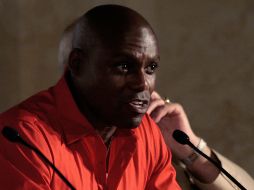 Lewis grabó ayer en Haití el mensaje de la FAO para el próximo Dia Mundial de la Alimentación. FAO.ORG  /