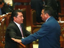 Abraham González Uyeda (izquierda) asegura que no hizo acusaciones directas en contra de nadie. A. GARCÍA  /