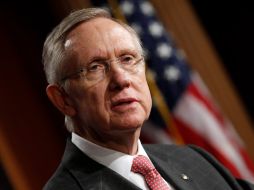 El líder de la mayoría senatorial, Harry Reid, invitó a legisladores mexicanos a asistir al pleno del Senado. AP  /