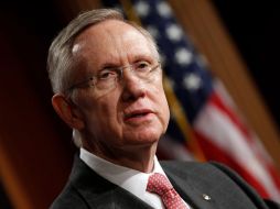 El líder de la mayoría senatorial, Harry Reid, invitó a legisladores mexicanos a asistir al pleno del Senado. AP  /