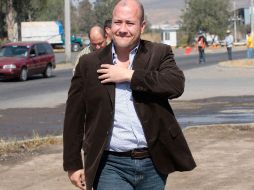 Enrique Alfaro pretende que los habitantes de Tlajomulco evalúen el trabajo de Gobierno que ha realizado durante año y medio. ARCHIVO  /