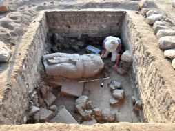 Se encontró en el sitio arqueológico Cerro del Teúl. EL UNIVERSAL  /