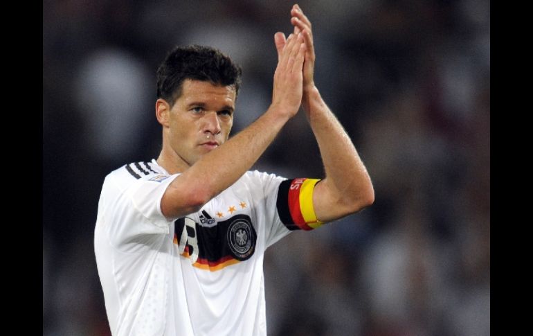 Poco antes del Mundial de Sudáfrica 2010, Ballack sufrió una lesión que le impidió estar en la justa. AFP  /