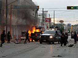 La explosión del auto con explosivos en julio de 2010 causó la muerte de cuatro personas. AFP  /