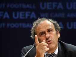 Michel Platini anuncio que Francia recibirá la Eurocopa del 2016. AFP  /