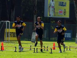 Jugadores del Club América durante entrenamiento. MEXSPORT  /
