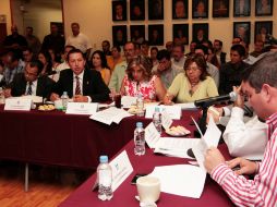 Aspecto de una de las últimas sesiones de la Comisión de Vigilancia del Congreso de Jalisco. ARCHIVO  /