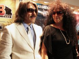 Diego Verdaguer y Amanda Miguel, previo al conierto que ofrecerán en el Auditorio Benito Juárez. E. BARRERA  /