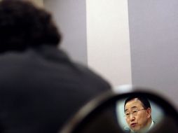 El secretario de la ONU dice sentirse “honrado” por el apoyo internacional. AFP  /